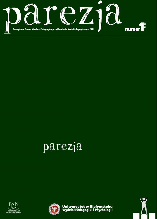 Parezja. Czasopismo Forum Młodych Pedagogów przy Komitecie Nauk Pedagogicznych PAN