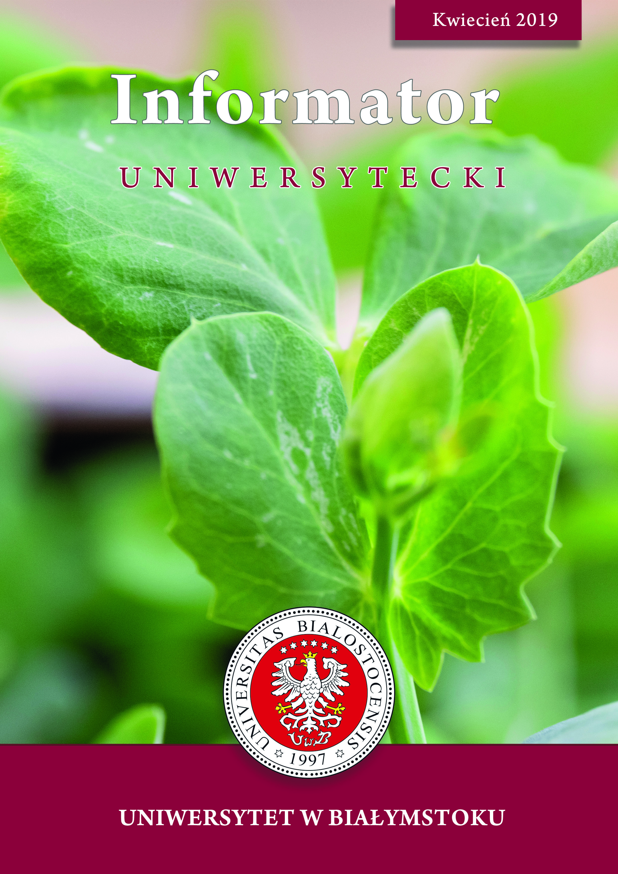 Informator uniwersytecki 2019 - okładka