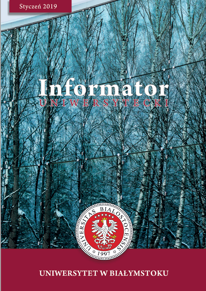 Informator uniwersytecki 2019 - okładka