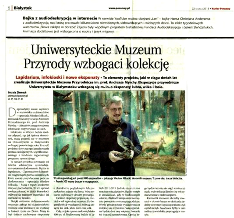 UCP w gazecie Kurier Poranny