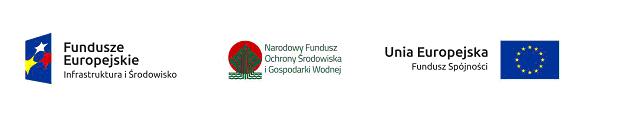 Fundusze Europejskie, Narodowy Fundusz Ochrony Środowiska i Gospodarki Wodnej, UE - logotypy