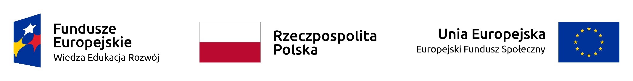 Fundusze Europejskie, Rzeczpospolita Polska, UE - logotypy