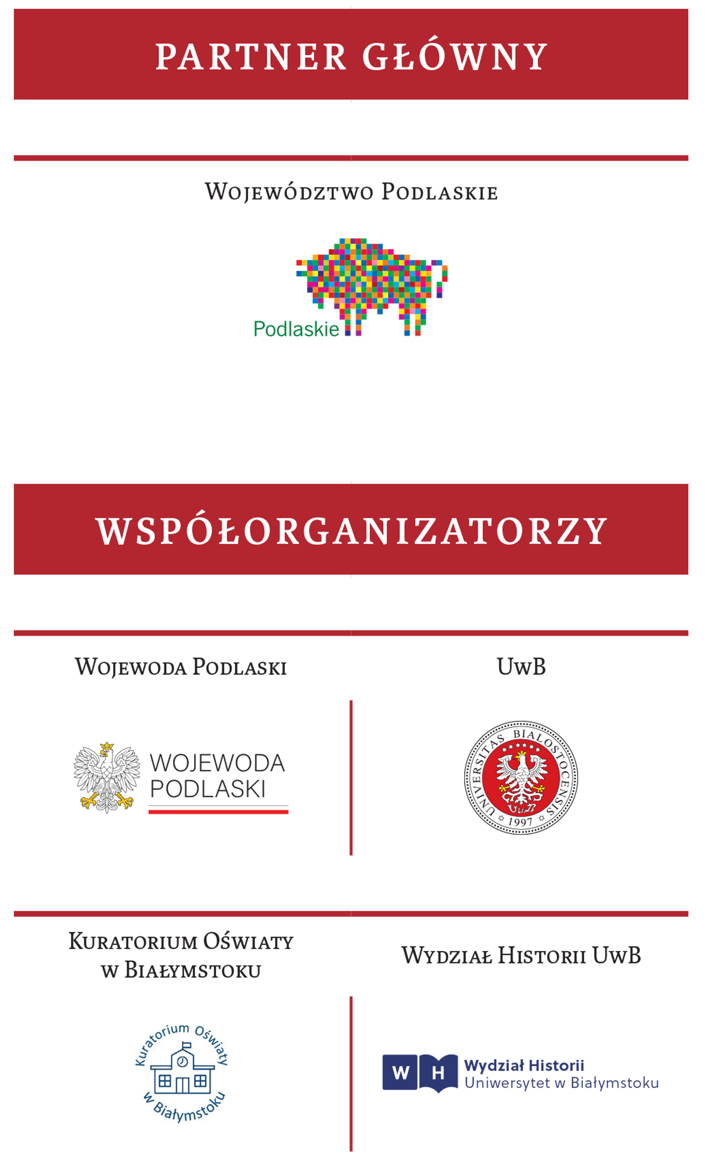 grafika z organizatorami