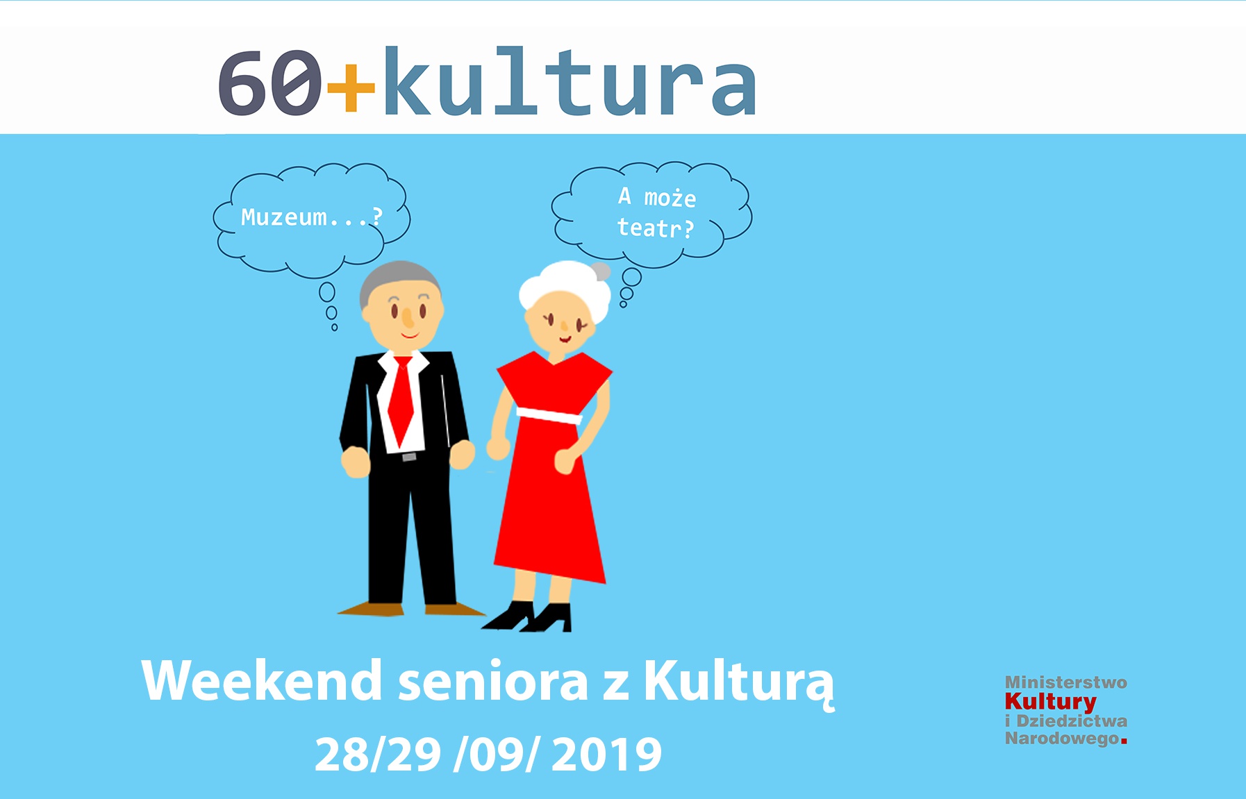 Weekend seniora z kulturą - plakat