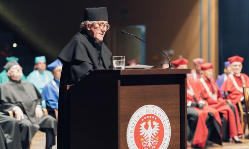 Uroczystość nadania tytułu doktora honoris causa Uniwersytetu w Białymstoku Robertowi I. Frostowi