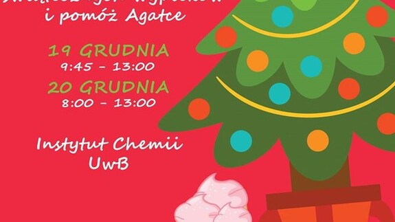 Pomożesz Agatce? Charytatywny kiermasz ciast w Instytucie Chemii UwB