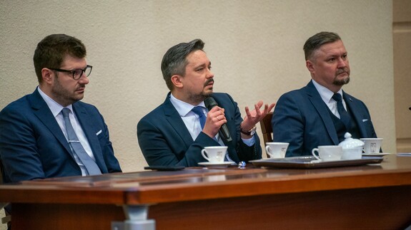 prof. Marcin Wiącek i prof. UwB Artur Olechno