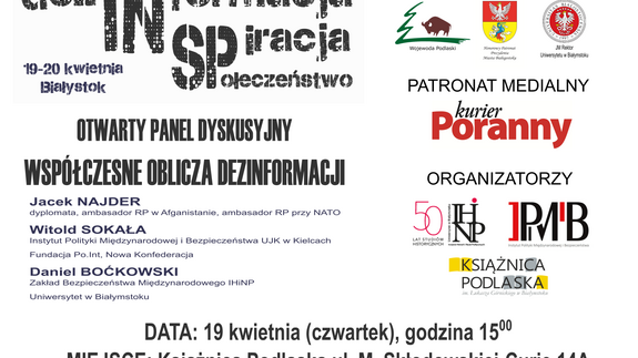 Dezinformacja - Inspiracja - Społeczeństwo. Konferencja naukowa