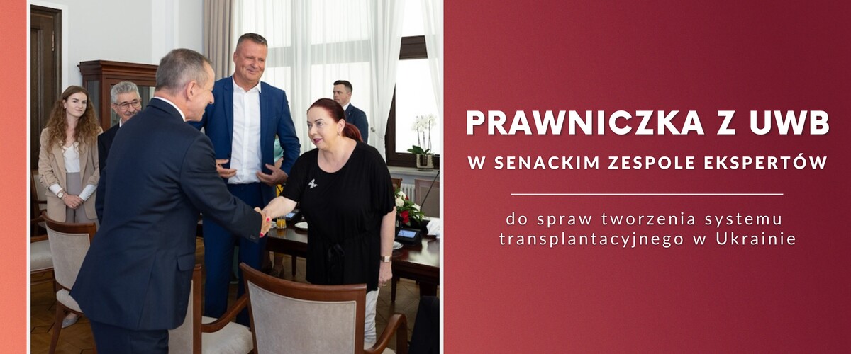 Prawniczka z UwB w senackim zespole ekspertów - grafika