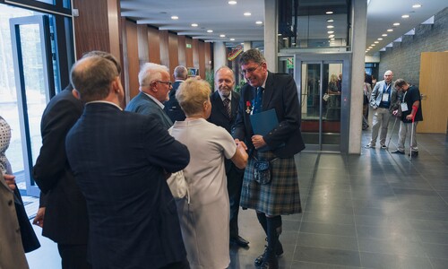 Uroczystość nadania tytułu doktora honoris causa Uniwersytetu w Białymstoku Robertowi I. Frostowi