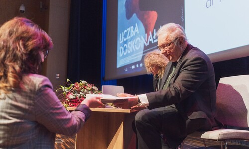 Prof. Krzysztof Zanussi na Uniwersytecie w Białymstoku