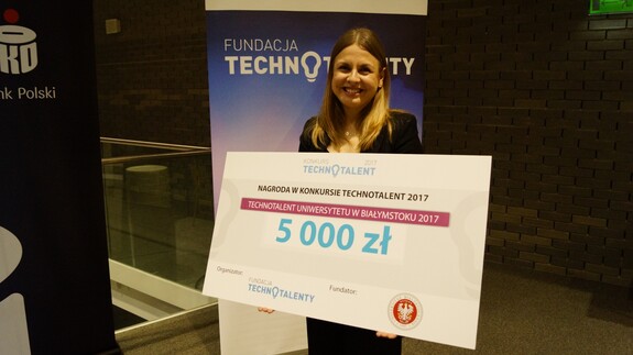 Dr Magdalena Siemieniuk, „Technotalent UwB 2017” - Organizm jest jak czarna skrzynka 
