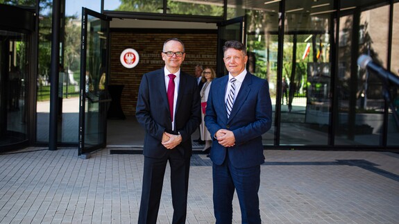 prof. dr hab. Robert Ciborowski i prof. dr hab. Mariusz Popławski