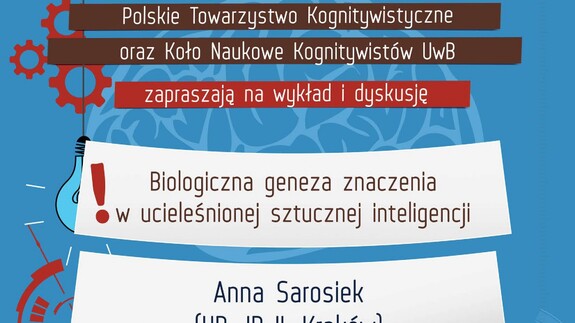 Ucieleśniona sztuczna inteligencja tematem Spotkania z Kognitywistyką na UwB