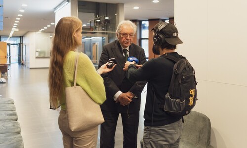 Prof. Krzysztof Zanussi na Uniwersytecie w Białymstoku