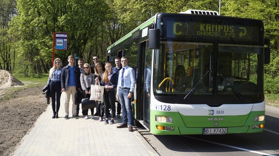 Linią C dojedziesz na kampus