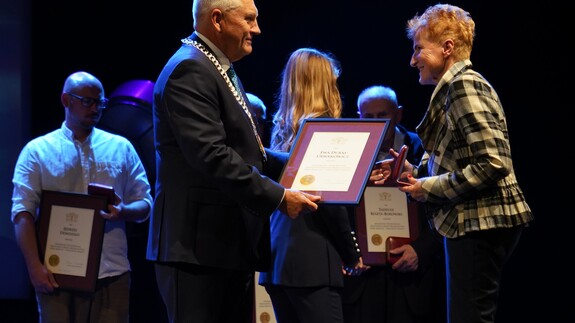 prof. dr hab. Ewa Dubas-Urwanowicz i Tadeusz Truskolaski