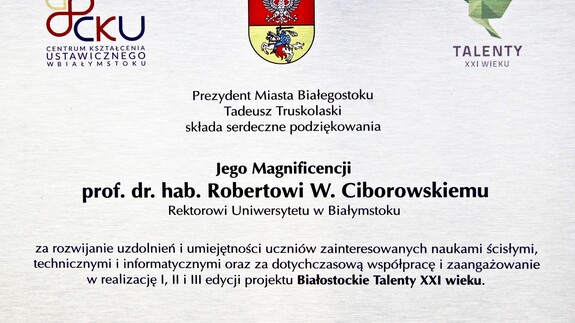 Białostockie Talenty XXI wieku