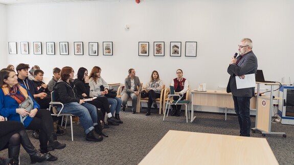 konferencja w bibliotece uniwersyteckiej