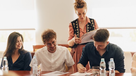 spotkanie podsumowujące akcję Studiuj z UwB i targi edukacyjne