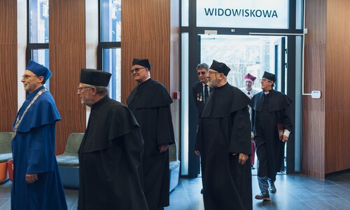 Uroczystość nadania tytułu doktora honoris causa Uniwersytetu w Białymstoku Robertowi I. Frostowi