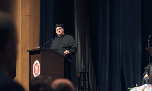 Uroczystość nadania tytułu doktora honoris causa Uniwersytetu w Białymstoku Robertowi I. Frostowi