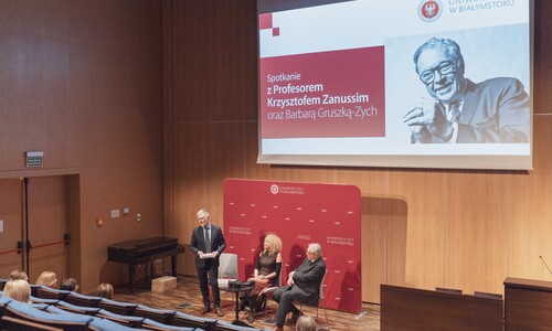 Prof. Krzysztof Zanussi na Uniwersytecie w Białymstoku