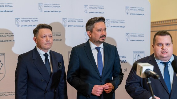 prof. Mariusz Popławski i prof. Marcin Wiącek