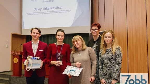 Doktorantka Instytutu Chemii UwB, Anna Tokarzewicz,  zdobyła nagrodę im. prof. Ostrowskiego 