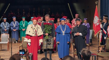 Uroczystość nadania tytułu doktora honoris causa Uniwersytetu w Białymstoku Robertowi I. Frostowi